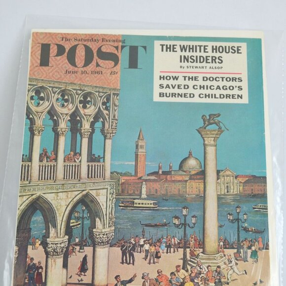 The Saturday Evening Post Magazine COVER June 10 1961 - Picture 2 of 3